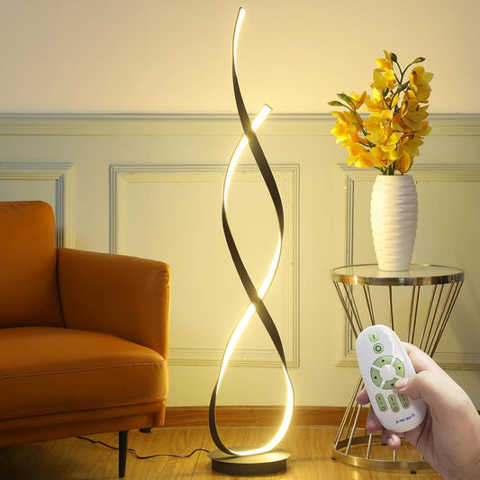 Modern LED Spiral Floor Lamp